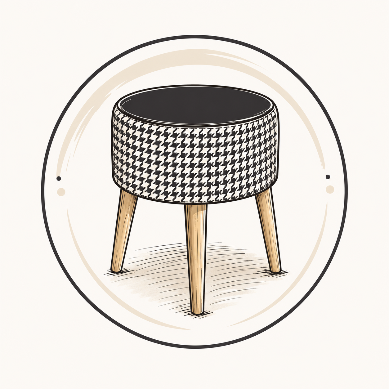 Puf & Bench | Kaz Ayağı & Ekose Desenler