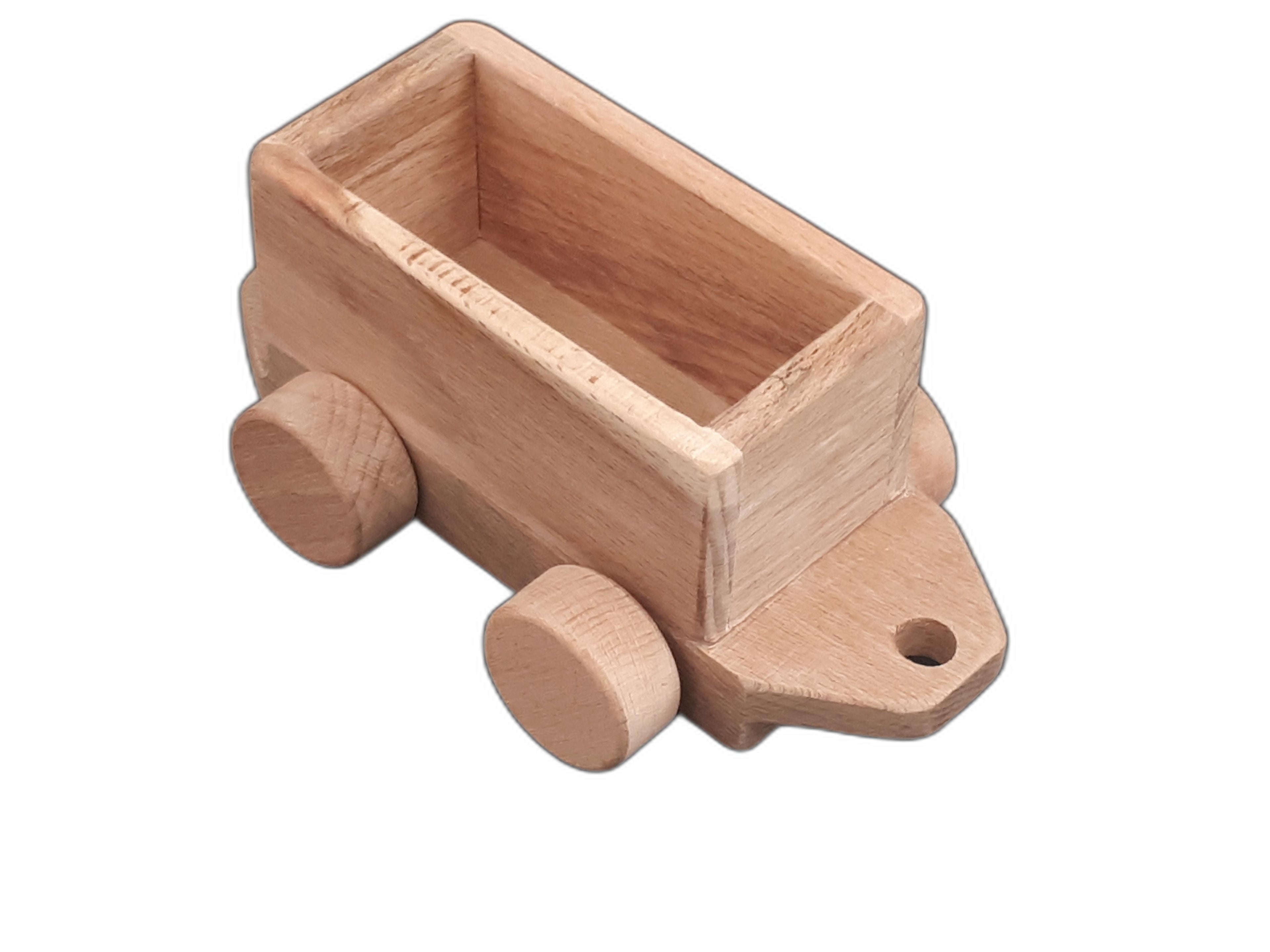 Montessori Ahşap Tren Oyuncağı – Doğal Kayın Ağacı, Eğitici ve Güvenli Çocuk Oyuncağı (2–5 Yaş)