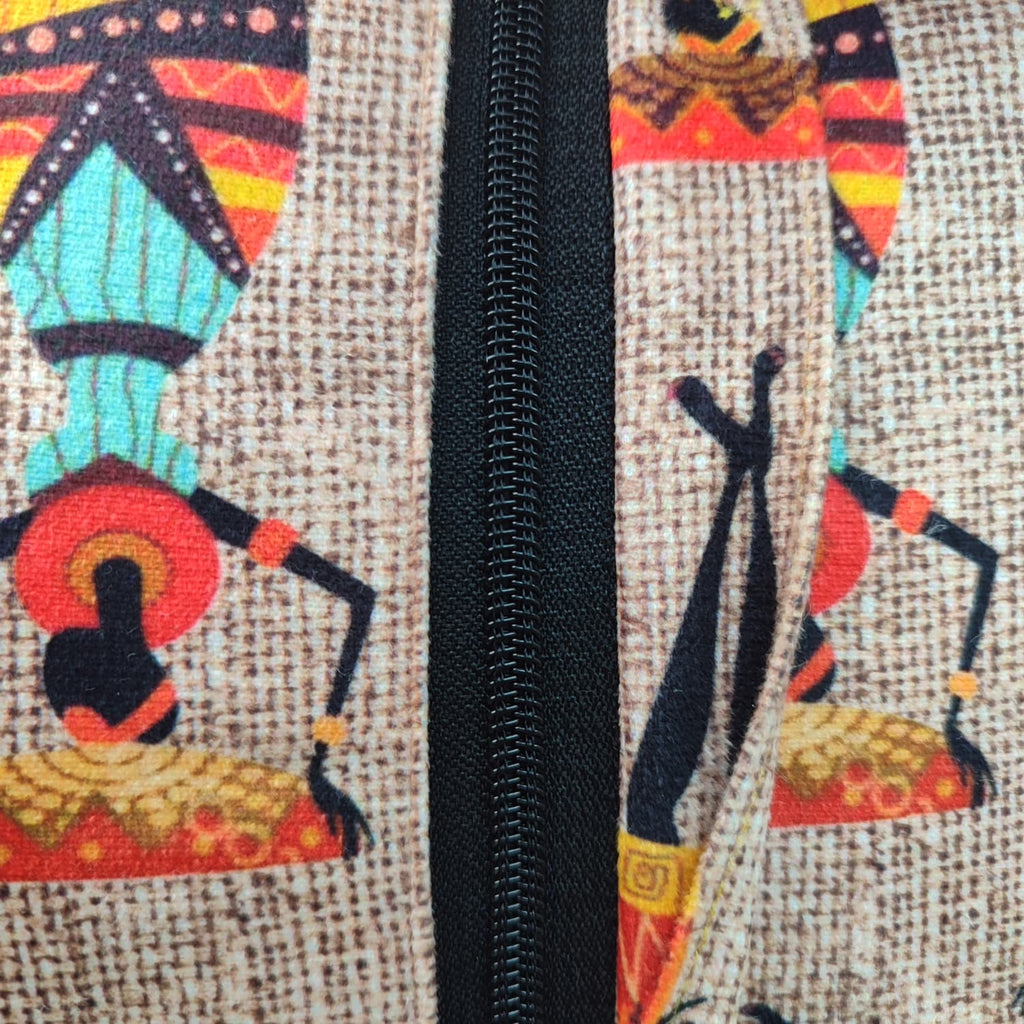 Etna Afrika Desenli Dekoratif Kırlent Kılıfı – 40x40 cm