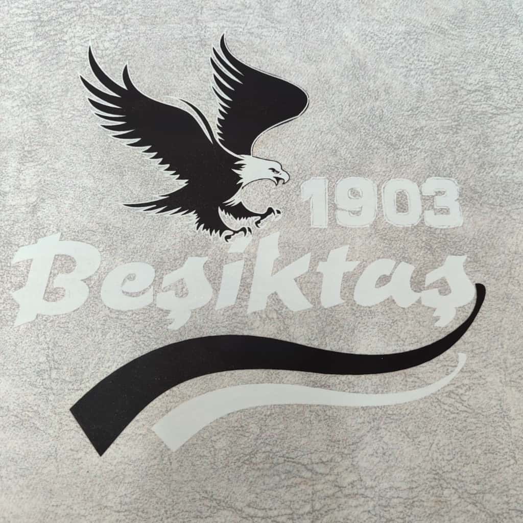 Puf Koltuk Tabure - Kartal Ruh Pufu – Siyah Beyaz Taraftar Serisi